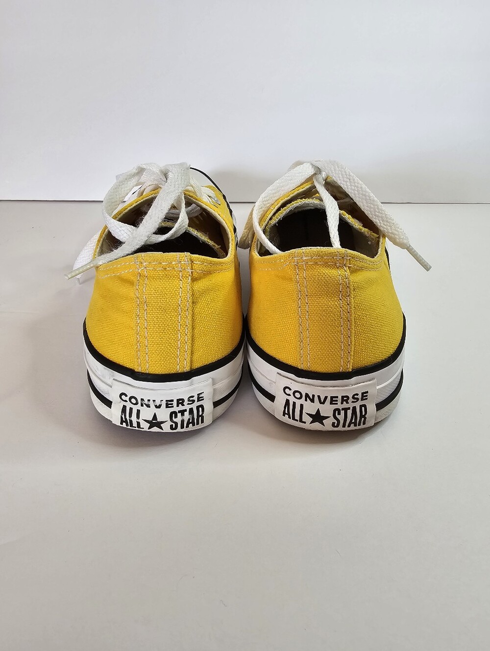 Converse All Star Low Top Chuck Taylor Yellow Sz 7 Streetwear Casual Sneakers - Picture 5 of 10
